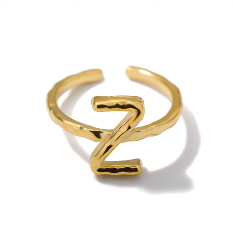 One letter ring