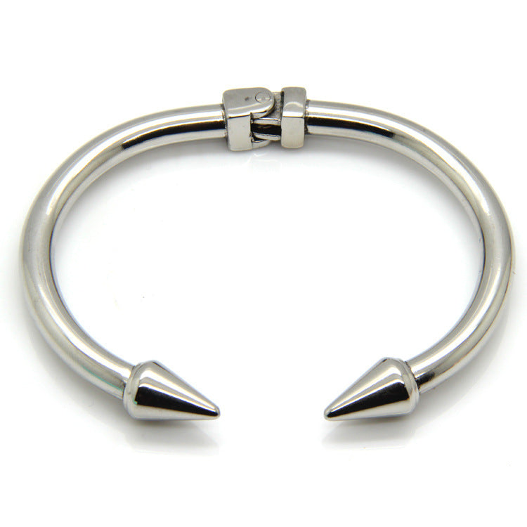 Stainless steel nail bracelet