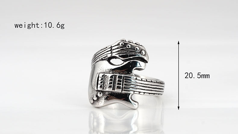 Guitar ring stainless steel