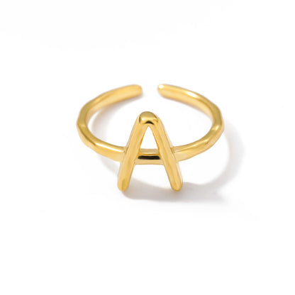 One letter ring