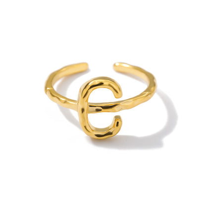 One letter ring