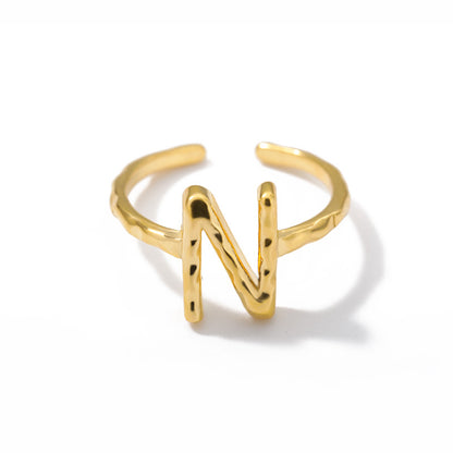 One letter ring