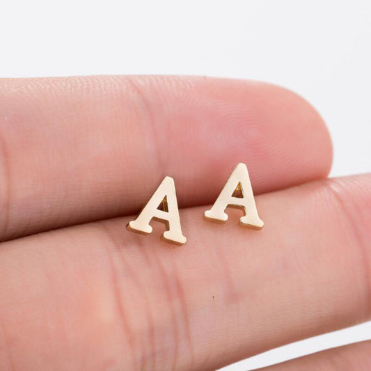 Small letter Earrings