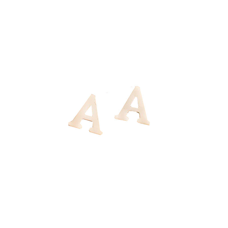 Small letter Earrings