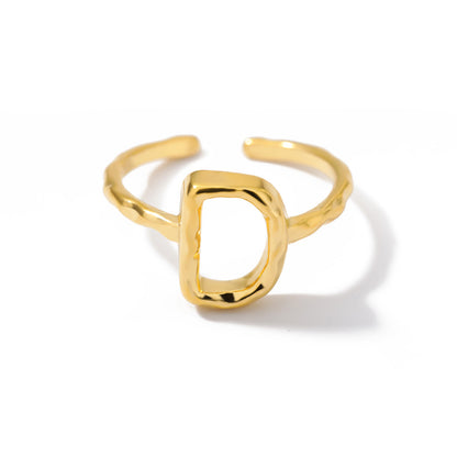 One letter ring