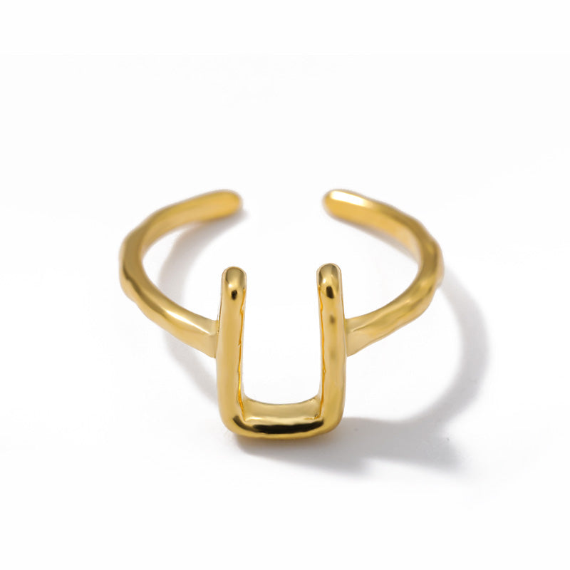 One letter ring