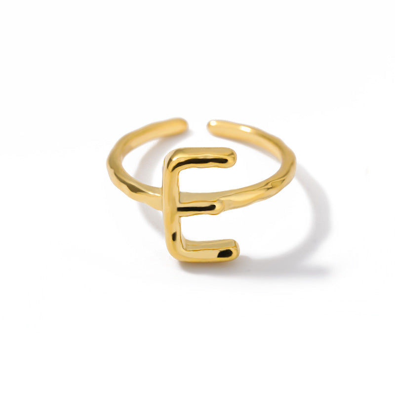 One letter ring