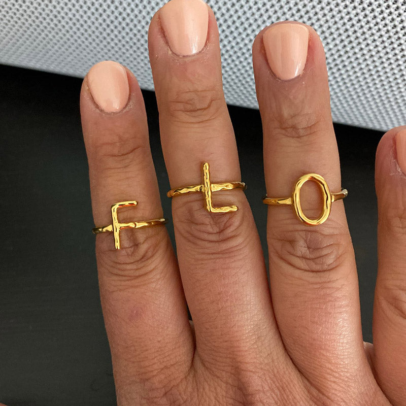 One letter ring