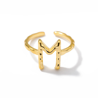 One letter ring